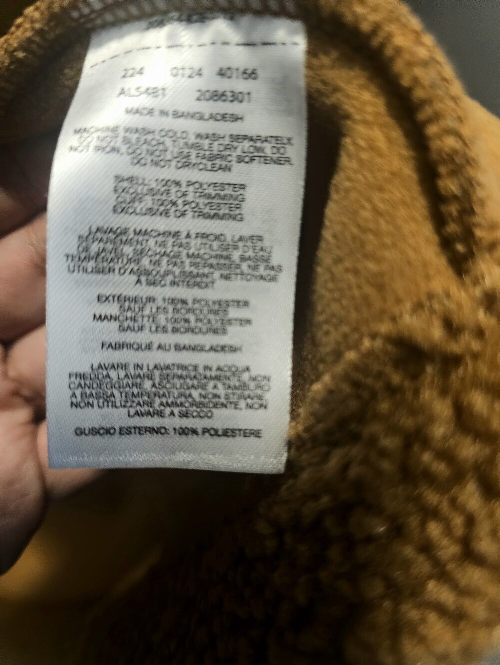 Men's Rugged Ridge High Pile Full Zip Fleece Jacket - Picture 5 of 6